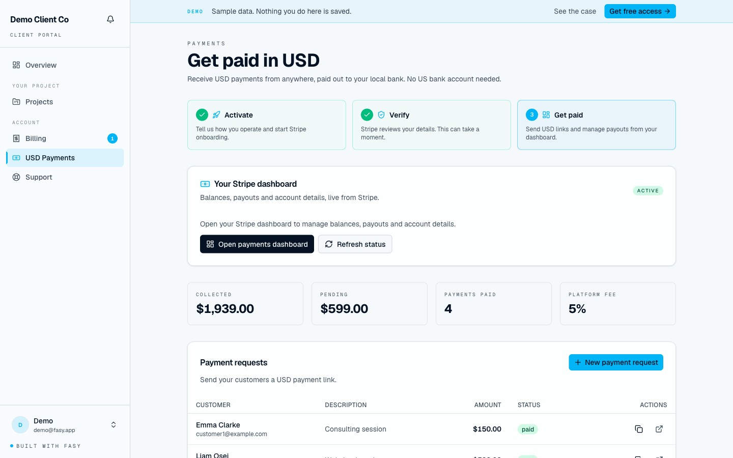 Fasy Payments